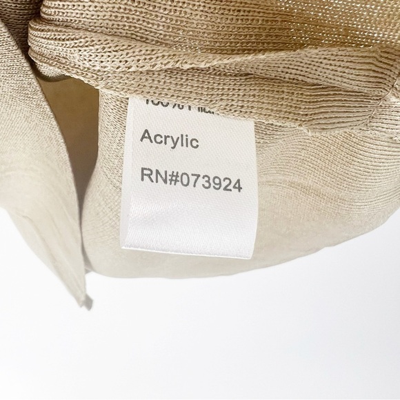 ✅ NWT MING WANG TAN AND BLACK CROPPED TOP WITH SCOOP NECK SIZE SMALL - Picture 5 of 7